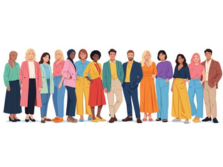 Obraz premium Illustration of a green landscape with wind turbines and a road