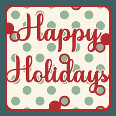 Layered Merry Christmas card. Paper cut out design. Shadow box style. Layered paper cut card. 