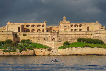 Fort Manoel in Manoel island, Valletta, Republic of Malta, Europe