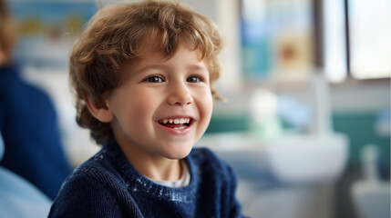 Children's dentistry capturing live funny candid photograph of genuinely laughing child at dentist's appointment positive pediatric dental experience happy young patient youth