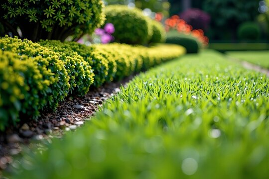 Precisely Pruned: A Photo Series of Obsessive Gardening in a Perfectly Manicured Lawn