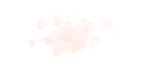 Obraz premium Abstract organic sepia brown ink splatters texture graphic overlay on dark black background grunge effect paint splashes
