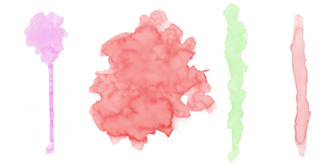 Dynamic translucent abstract shapes against a dark backdrop Vibrant organic fluid forms microscopic art colorful ink