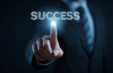 Empowering Touch: Illuminating the Path to Success with a Finger Point in the Digital Era