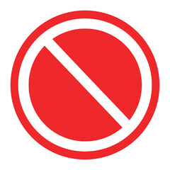 stop sign is prohibited, Stop traffic sign, red vector illustration for apps and webdesign, Wall Red Stop Sign Vector illustration EPS10 printable design.