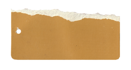 Torn paper pieces set. Light beige shapes with jagged uneven edges. Ripped different paper 