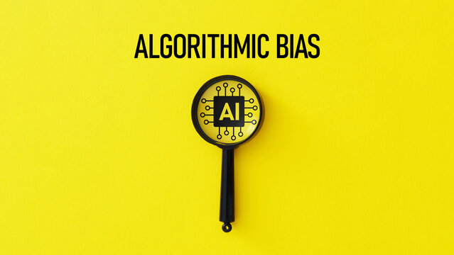 Algorithmic Bias in Decision Making Concept. Artificial Intelligence Inequality, Ethical Risk and Fairness Issues in Automated Systems