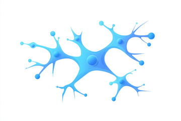 Modern Neural Network Iconography | Digital Tech Flat Vector Illustration