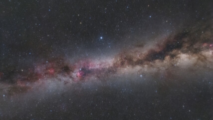 天の川と夏の大三角