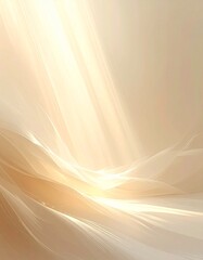 流線的なゴールドの光が広がる抽象背景
