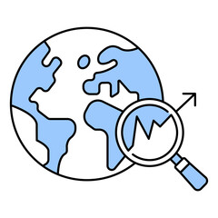 Geospatial Analytics Vector Icon Mapping Technology Geographic Insights