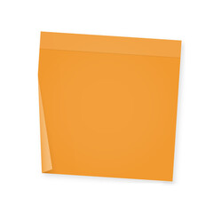 craft Sticky Note with Curled Corner