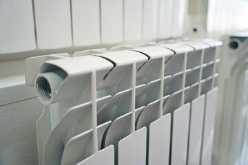 Drying of painted batteries. Workshop for the production of thermal systems.