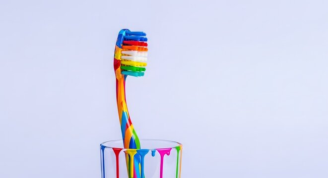 A surreal commercial shot of a metallic paint tube dispensing cooked spaghetti and tomato sauce instead of pigment. A clever visual pun that bridges the gap between culinary arts and fine arts