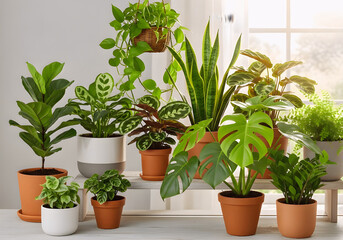 Obraz premium plant in a pot, tanaman hias 