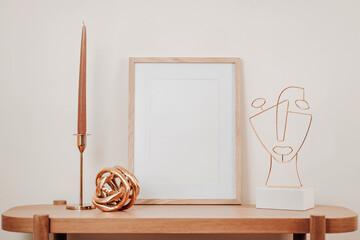 Elegant Display With Artistic Lighting, Creative Candlelit Arrangement With Modern Decor Elements