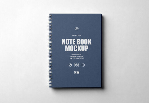 Ring-Bound Notebook Mockup