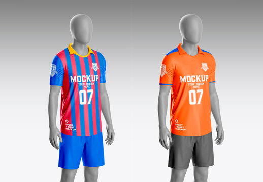 Men Polo Shirt Apparel Mockup