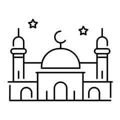 mosque icon design