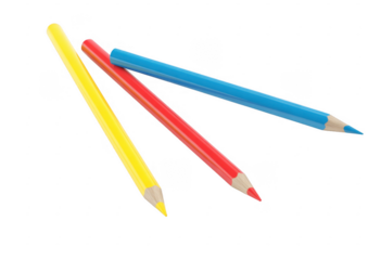 Colorful pencils colored pencils supplies yellow isolated on a transparent background