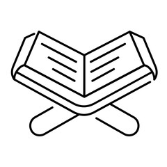 reading qur'an icon design