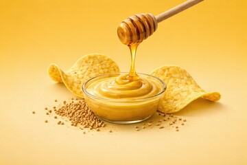 Honey Mustard with Chips and Seeds