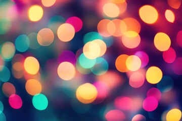 Fototapeta premium Colorful lights and bokeh background abstract blurred.