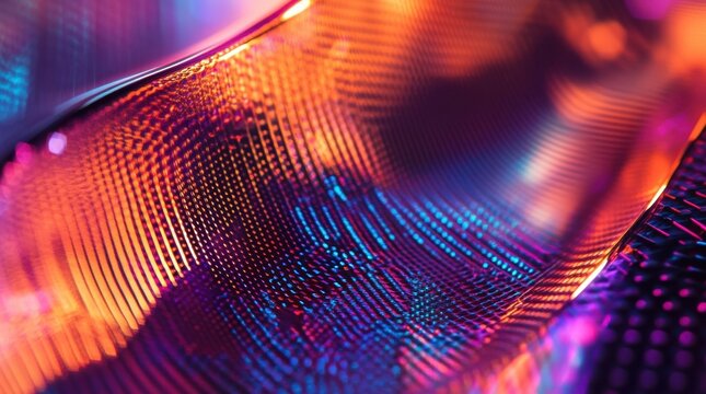 A closeup of a laser ter at work beads of light sweeping across a patterned sheet of acrylic revealing the precision and adaptability in creating custom shapes without the need for