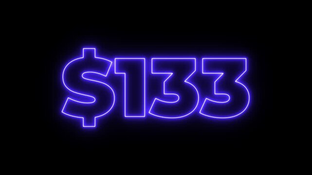 Animated Money Number Counter from 0 to 800 Dollars ,Number, count, dollar counting, business, profit, counter Dollars and digits with blac