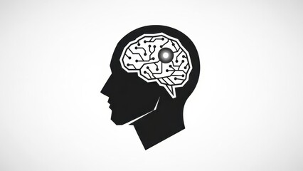 Artificial Intelligence Brain Circuit Technology Concept