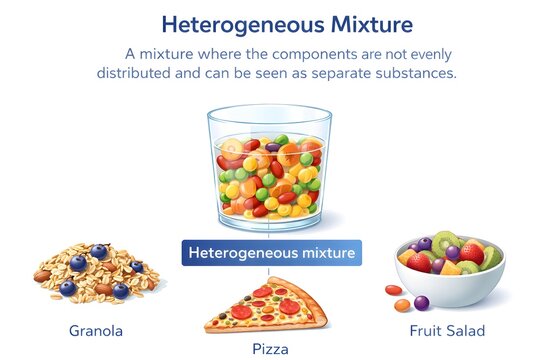 Classroom Illustration of Heterogeneous Mixtures