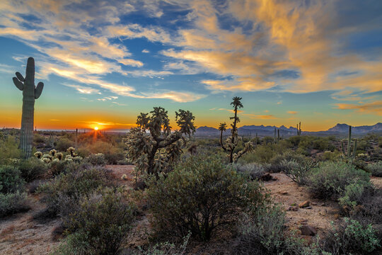The Superstition Mountains of Mesa, Arizona
