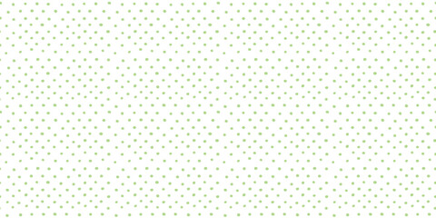 Minimal seamless polka dot pattern with small green dots on a light background. Clean, modern design ideal for wrapping paper, textiles, stationery, wallpapers and digital backgrounds.