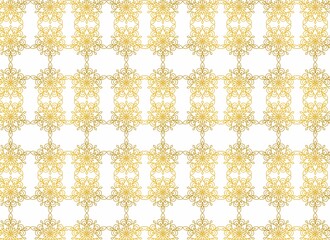 Seamless geometric arabian pattern style vector background