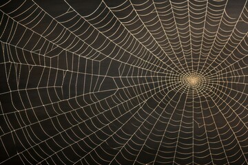 Obraz premium Spider web concentric complexity.