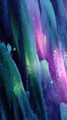 Vibrant abstract texture in neon colors with glowing effects