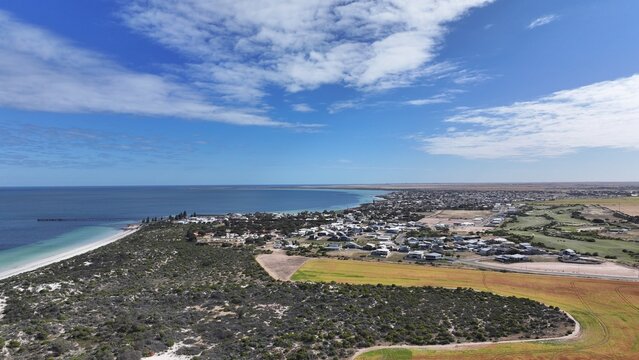 Aerial photo of Port Hughes South Australia
