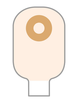ストーマ用装具のイラスト