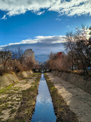 a view of the city of Sofia, Bulgaria