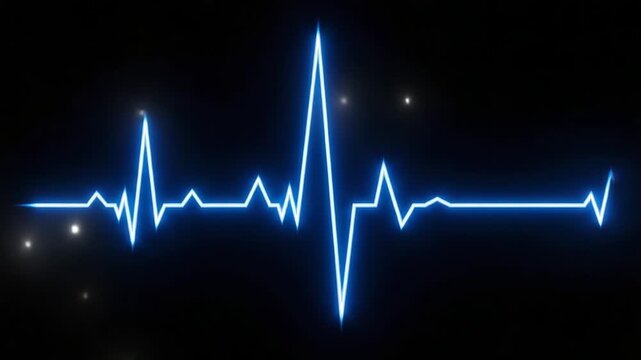 Electrocardiogram wave display