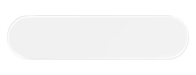 White Liquid Glass Interface Bar with Glossy Transparent Look