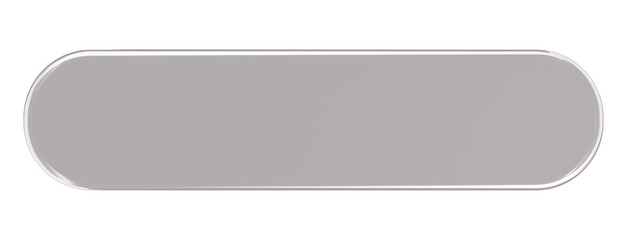 Soft Pink Liquid Glass UI Bar, Transparent Glossy Interface Element Isolated on Dark