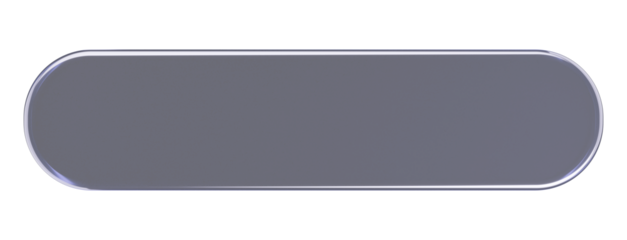 Neutral Gray Liquid Glass UI Bar with Minimal Transparent Design