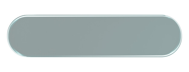 Soft Green Liquid Glass Interface Bar with Transparent Glossy Effect © PeakDreams Studio