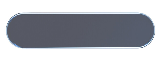 Teal Blue Liquid Glass UI Bar with Modern Transparent Surface