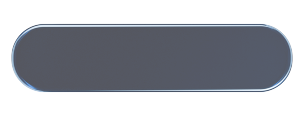 Teal Blue Liquid Glass UI Bar with Modern Transparent Surface