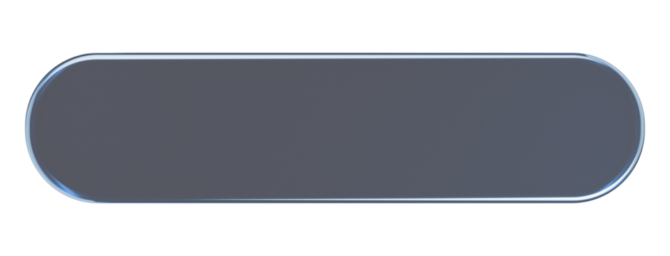 Teal Blue Liquid Glass UI Bar with Modern Transparent Surface - Powered by Adobe