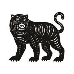 Fototapeta premium Man sitting at laptop with idea lightbulb clock and gear icons around him.