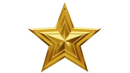Obraz premium Golden Star Award Icon