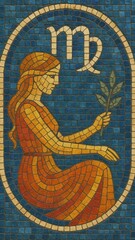 Colorful mosaic zodiac mobile wallpaper